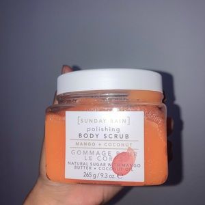 Brand new urban outfitters candy rain body scrub mango